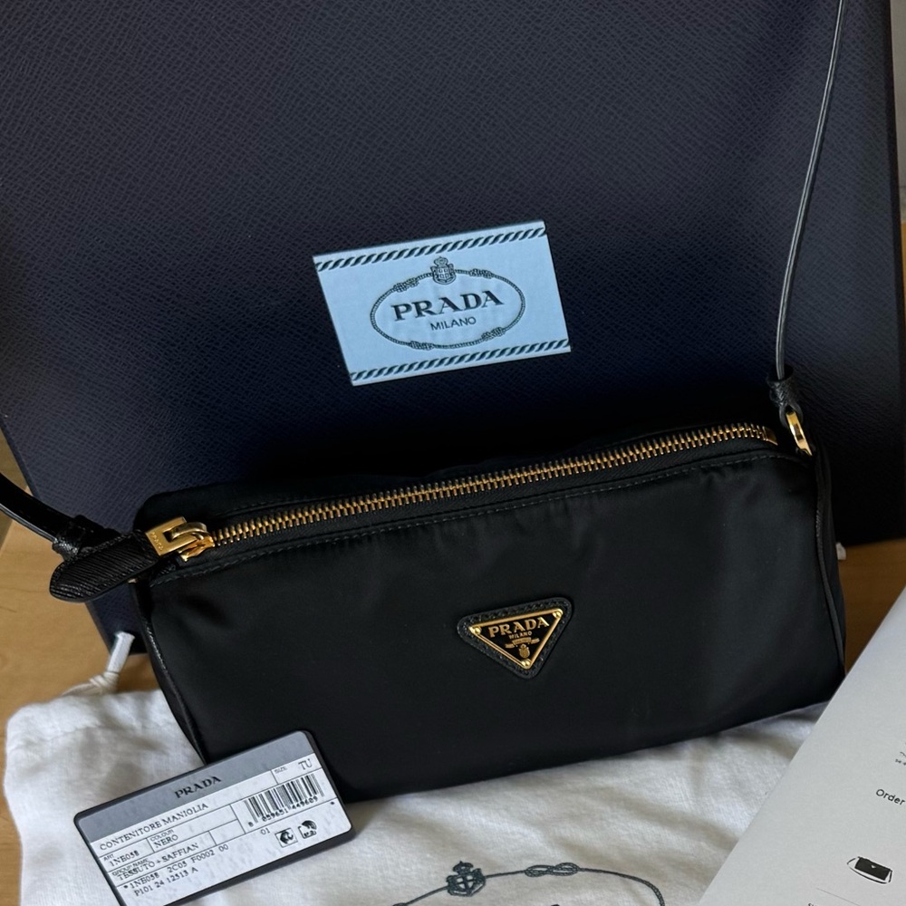 Prada Black Nylon Crossbody Bag